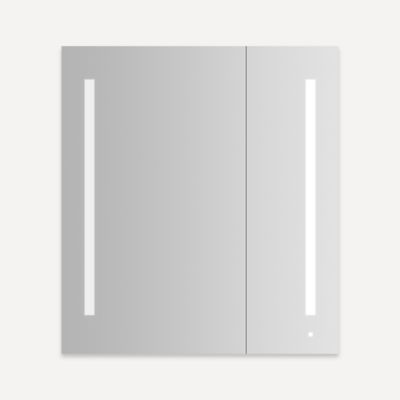 Robern - Aio Lighted Medicine Cabinet, 3640, 2 Door, Large Door Left Hand