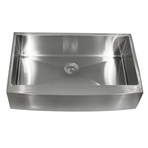 Nantucket Sinks - Nantucket -30 Inch Pro Series Single Bowl Farmhouse Apron Front Stainless Steel Kitchen Sink