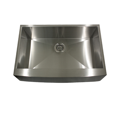 Nantucket Sinks - Nantucket -33 Inch Pro Series Single Bowl Farmhouse Apron Front Stainless Steel Kitchen Sink