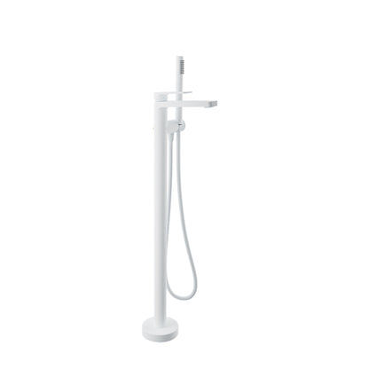 Baril - Petite B04 Floor-mounted tub filler with hand shower