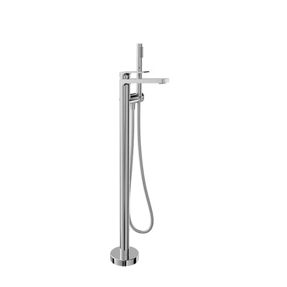 Baril - Petite B04 Floor-mounted tub filler with hand shower