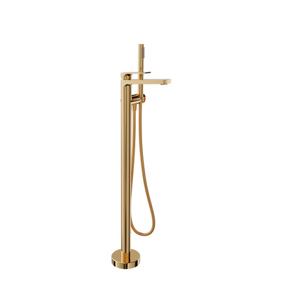 Baril - Petite B04 Floor-mounted tub filler with hand shower