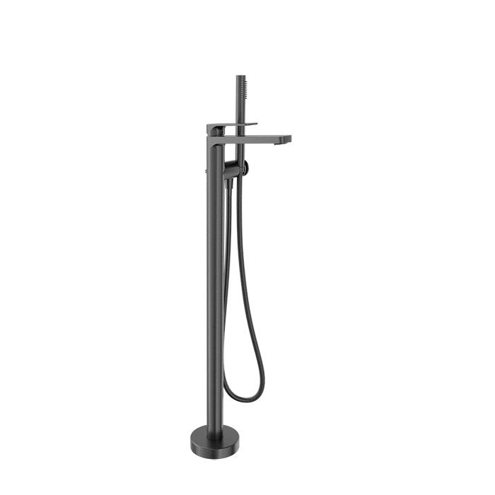 Baril - Petite B04 Floor-mounted tub filler with hand shower