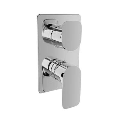 Baril - Petite B04 Complete pressure balanced shower control valve with 2-way diverter