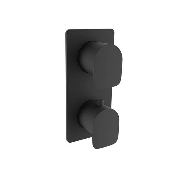 Baril - Petite B04 Complete thermostatic pressure balanced shower control valve with 1-way diverter