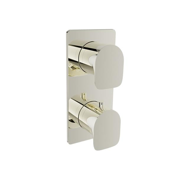 Baril - Petite B04 Complete thermostatic pressure balanced shower control valve with 1-way diverter