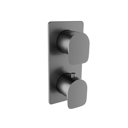 Baril - Petite B04 Complete thermostatic pressure balanced shower control valve with 2-way diverter