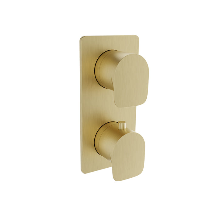 Baril - Petite B04 Trim only for thermostatic pressure balanced shower control valve with 2-way diverter