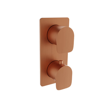Baril - Petite B04 Complete thermostatic pressure balanced shower control valve with 2-way diverter