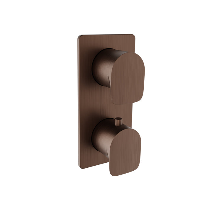 Baril - Petite B04 Complete thermostatic pressure balanced shower control valve with 3-way diverter