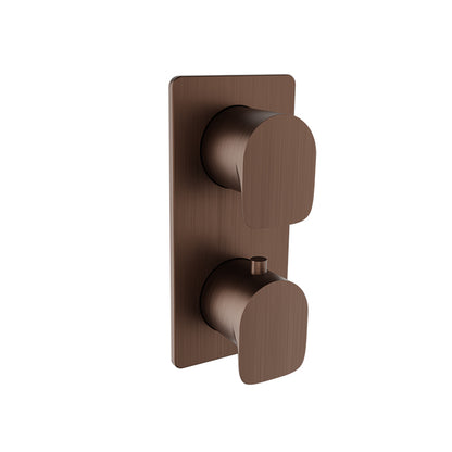 Baril - Petite B04 Trim only for thermostatic pressure balanced shower control valve with 3-way diverter