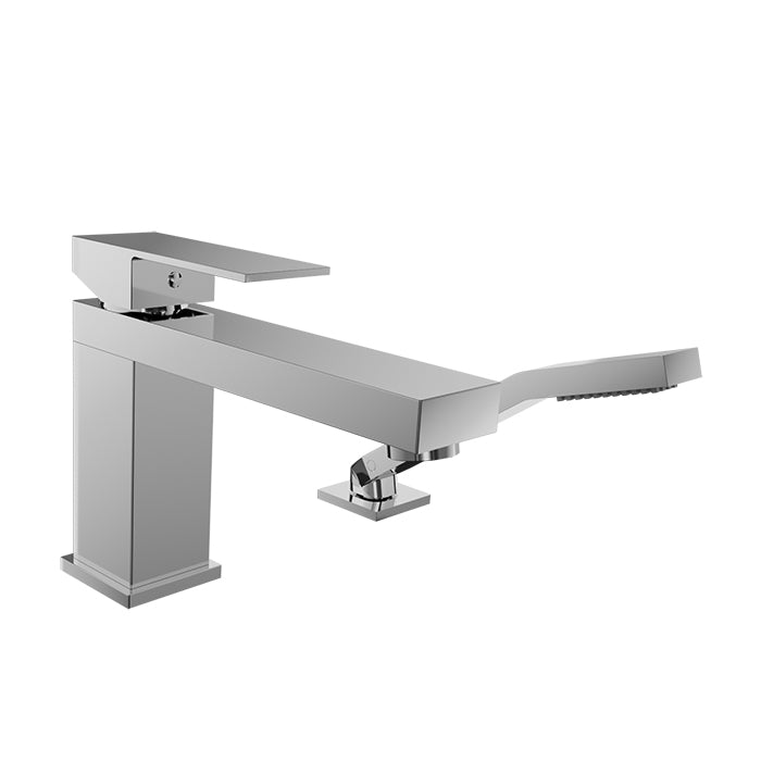 Baril - Rec B05 2-piece deck mount tub filler with hand shower