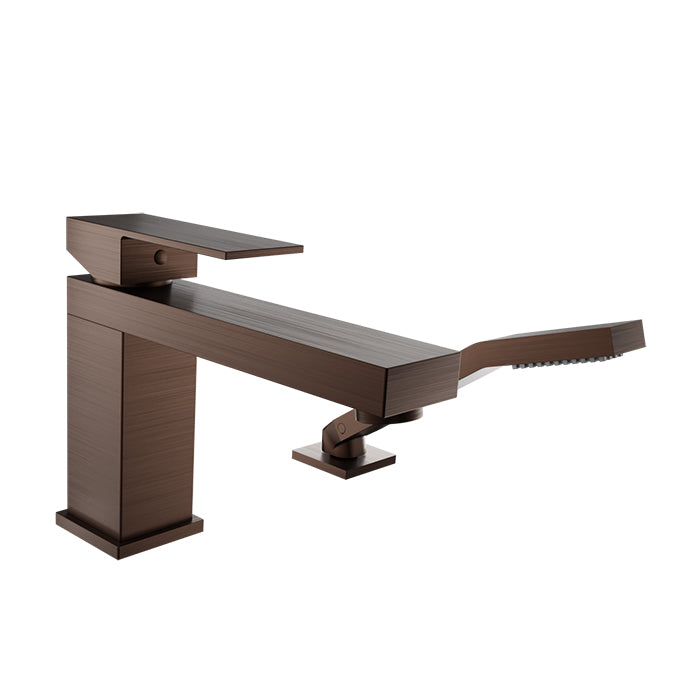 Baril - Rec B05 2-piece deck mount tub filler with hand shower
