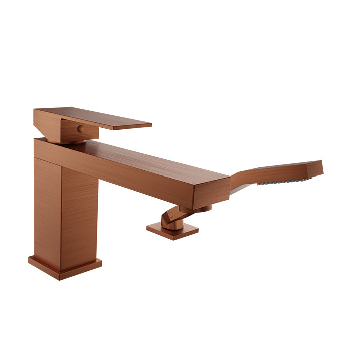 Baril - Rec B05 2-piece deck mount tub filler with hand shower