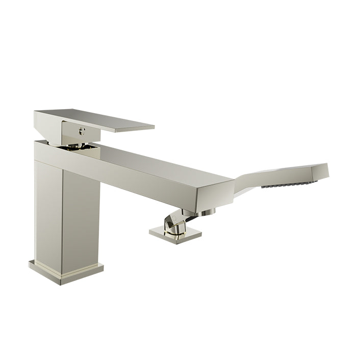 Baril - Rec B05 2-piece deck mount tub filler with hand shower