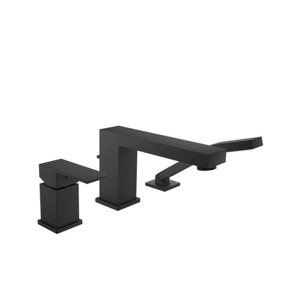 Baril - Rec B05 3-piece deck mount tub filler with hand shower