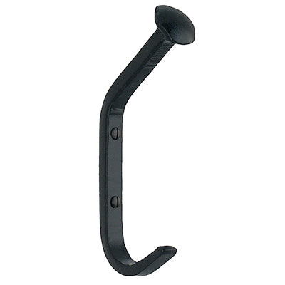 Beslagsboden - Nail Hook, Black Wrought Iron, Height 130 Mm