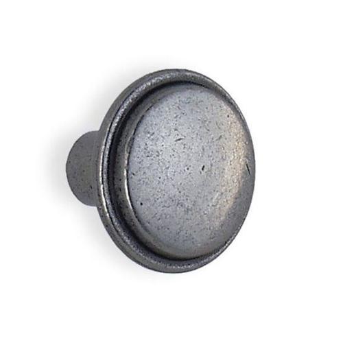 Beslagsboden - Knob In Pewter, Diam 30 Mm