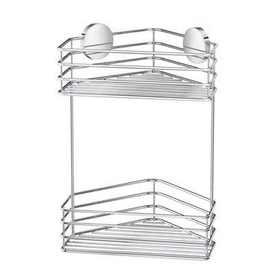 Beslagsboden - Double Corner Shower Basket