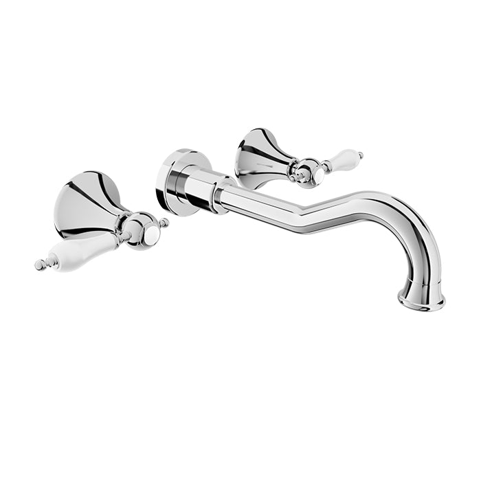 Baril - Ralph B18 Wall-mounted lavatory faucet, drain not included