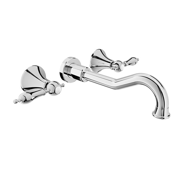 Baril - Ralph B18 Wall-mounted lavatory faucet, drain not included