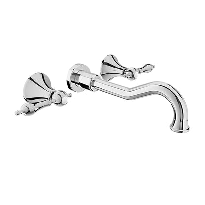 Baril - Ralph B18 Wall-mounted lavatory faucet, drain not included