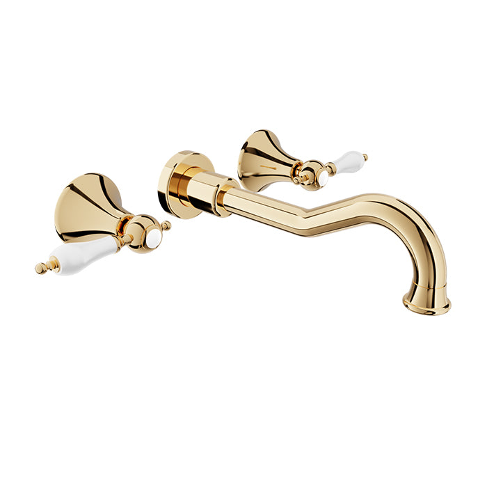 Baril - Ralph B18 Wall-mounted lavatory faucet, drain not included