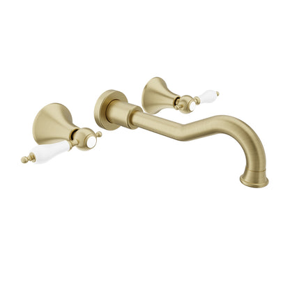 Baril - Ralph B18 Wall-mounted lavatory faucet, drain not included
