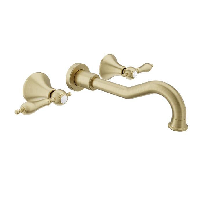 Baril - Ralph B18 Wall-mounted lavatory faucet, drain not included