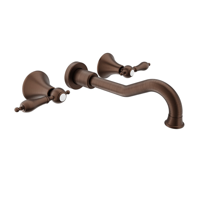 Baril - Ralph B18 Wall-mounted lavatory faucet, drain not included