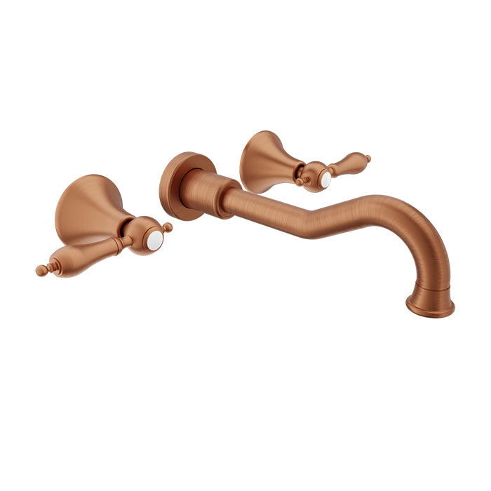 Baril - Ralph B18 Wall-mounted lavatory faucet, drain not included
