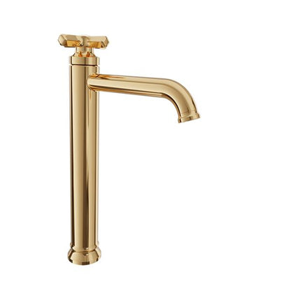 Baril - Beaumont B20 High single-hole lavatory faucet, drain not included