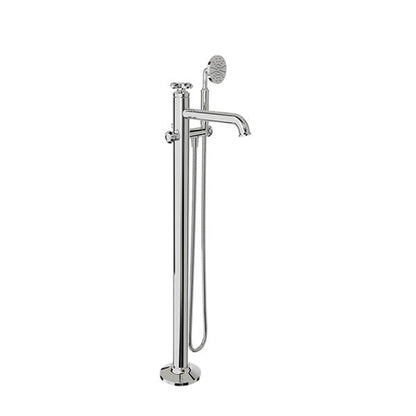 Baril - Beaumont B20 Trim only for floor-mounted tub filler with hand shower