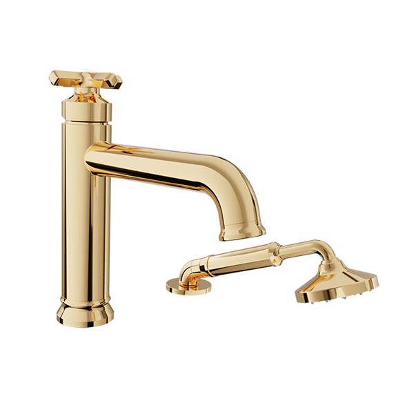 Baril - Beaumont B20 2-piece tub filler with hand shower