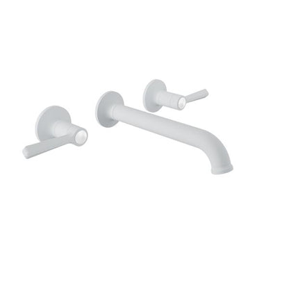 Baril - Beaumont B20 Trim only for 2 handles wall-mounted lavatory faucet, drain not included