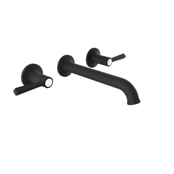 Baril - Beaumont B20 Trim only for 2 handles wall-mounted lavatory faucet, drain not included