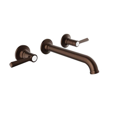 Baril - Beaumont B20 Trim only for 2 handles wall-mounted lavatory faucet, drain not included
