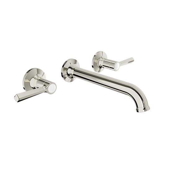 Baril - Beaumont B20 Trim only for 2 handles wall-mounted lavatory faucet, drain not included
