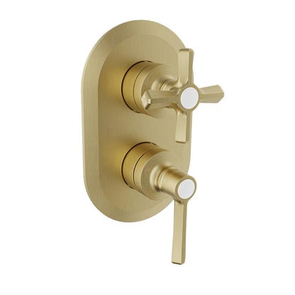 Baril - Beaumont B20 Trim only for pressure balanced shower control valve with 2-way diverter