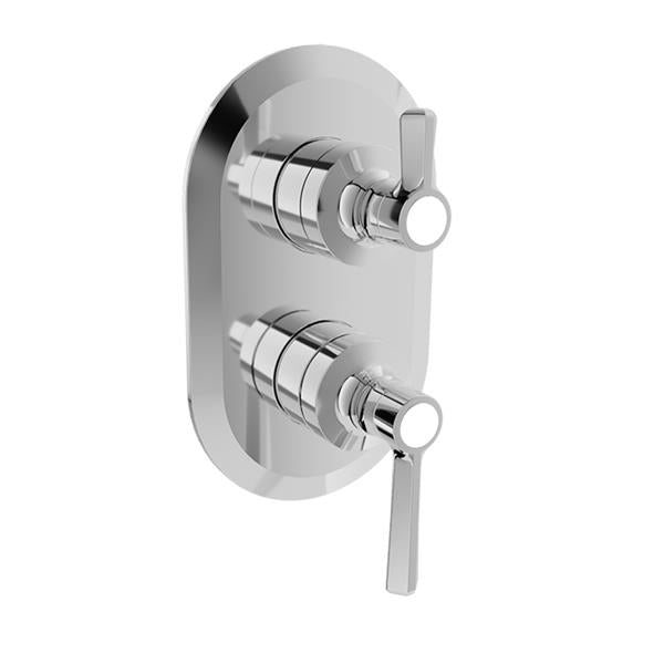 Baril - Beaumont B20 Trim only for pressure balanced shower control valve with 2-way diverter
