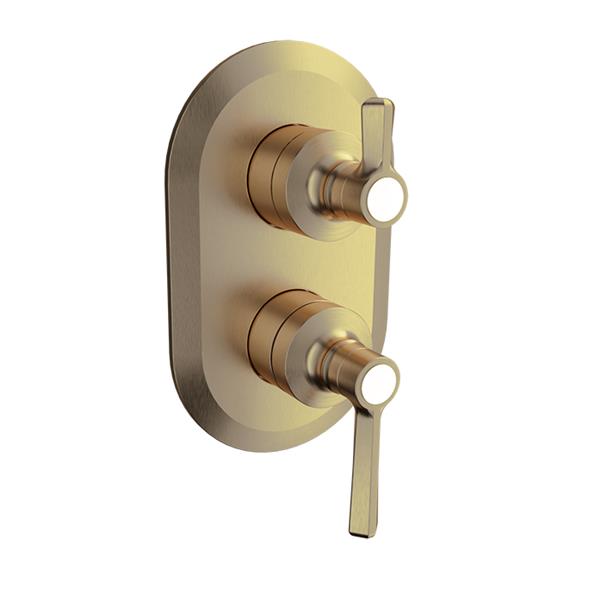 Baril - Beaumont B20 Trim only for pressure balanced shower control valve with 2-way diverter
