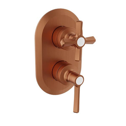 Baril - Beaumont B20 Trim only for pressure balanced shower control valve with 3-way diverter