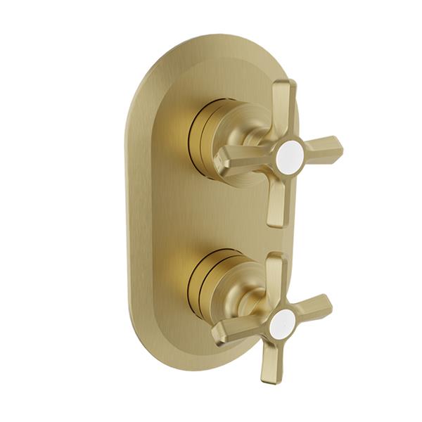Baril - Beaumont B20 Complete thermostatic pressure balanced shower control valve with 1-way diverter