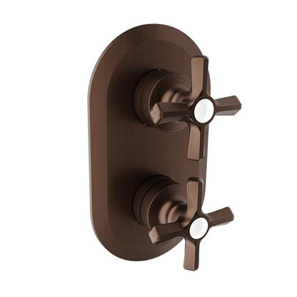 Baril - Beaumont B20 Complete thermostatic pressure balanced shower control valve with 1-way diverter