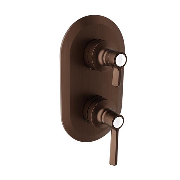 Baril - Beaumont B20 Complete thermostatic pressure balanced shower control valve with 2-way diverter