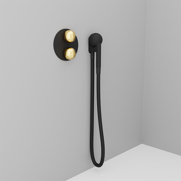 Baril - Marie B35 Trim only for thermostatic pressure balanced shower control valve with 2-way diverter