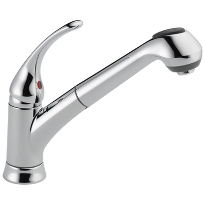Delta - Foundations Single Handle Pull-Out Kitchen Faucet