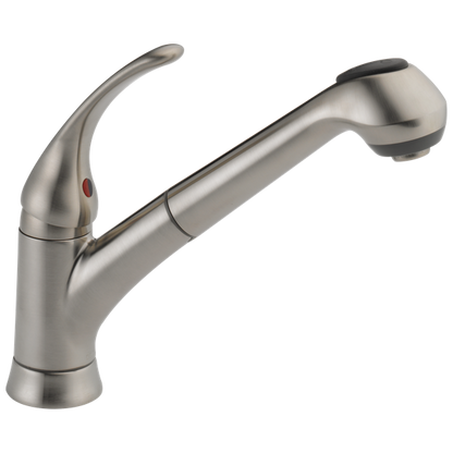 Delta - Foundations Single Handle Pull-Out Kitchen Faucet