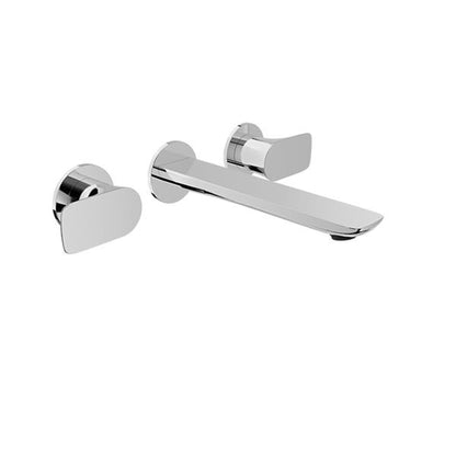 Baril - Sens B45 Trim only for for 2 handles wall-mounted lavatory faucet, drain not included
