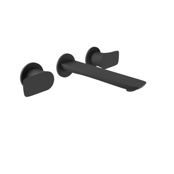 Baril - Sens B45 Trim only for for 2 handles wall-mounted lavatory faucet, drain not included